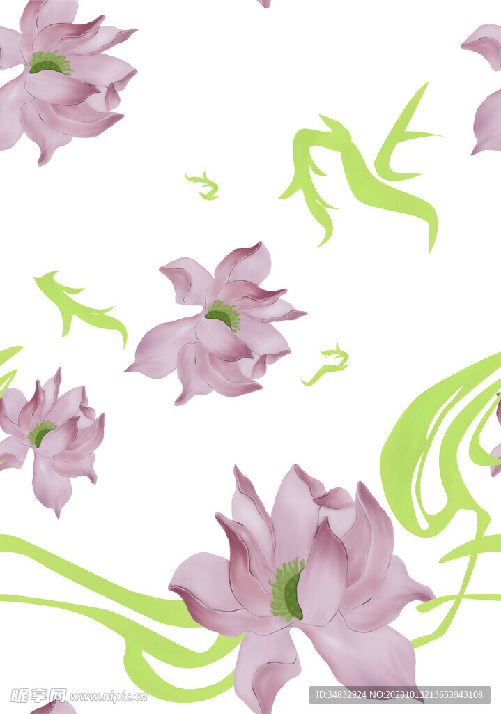 手绘花