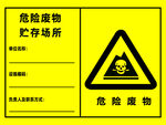 危险废物贮存场所卡片