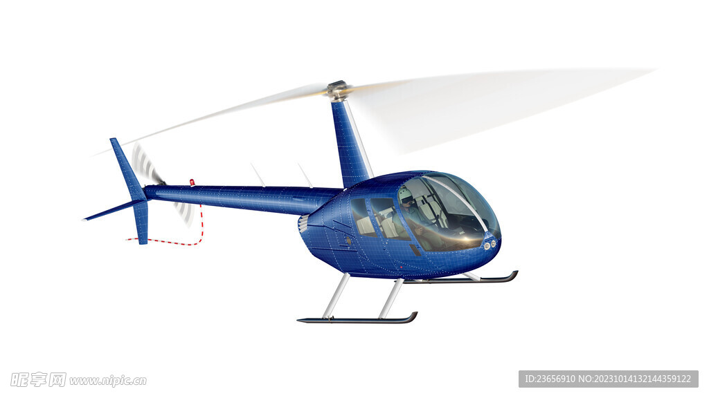 直升飞机贴图广告样机 