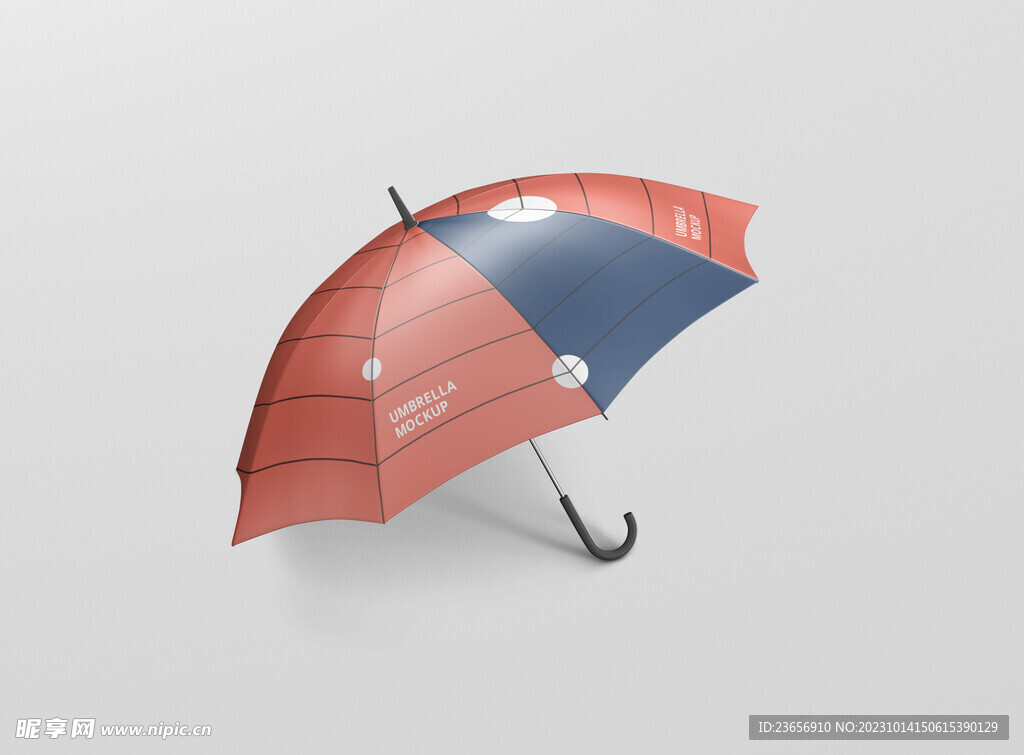 遮阳雨伞广告模型样机 