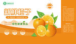 新鲜橙子海报