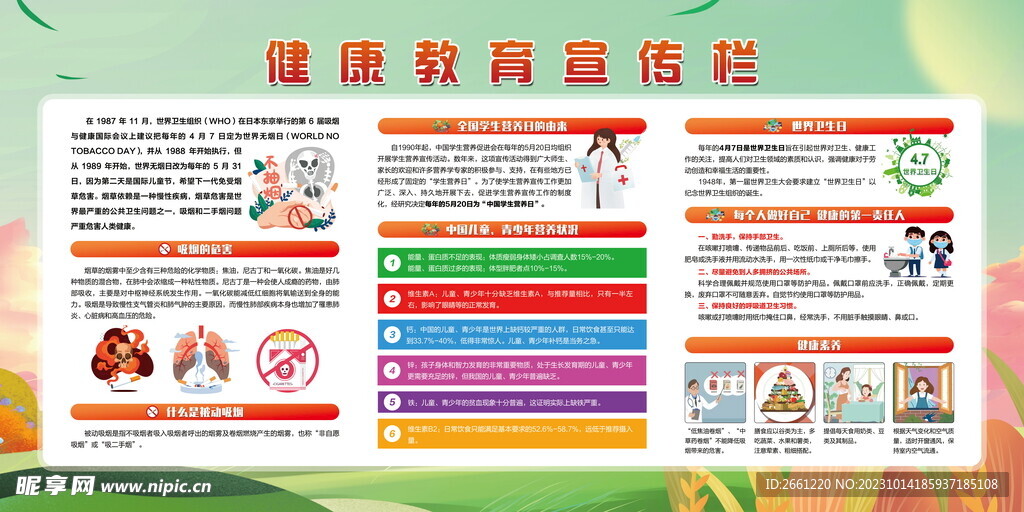 健康教育宣传栏