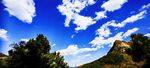 山峰天空