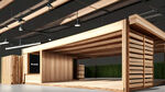 原创设计环保材料的运用木质材料展台展位