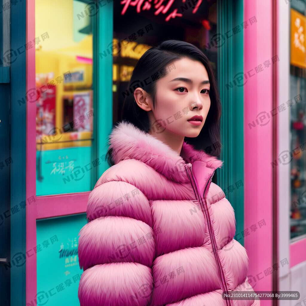 青春洋气繁华的都市在一家叫羽颜