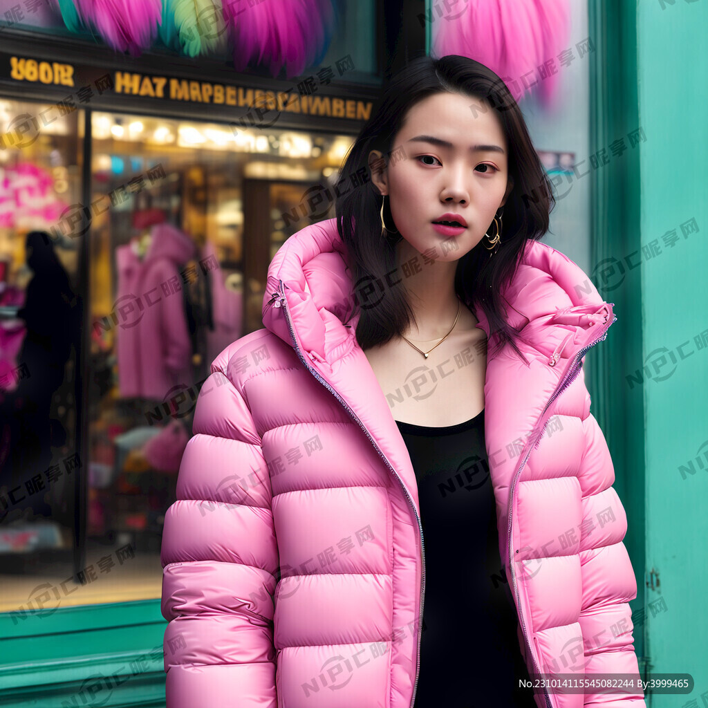 青春洋气繁华的都市在一家叫羽颜