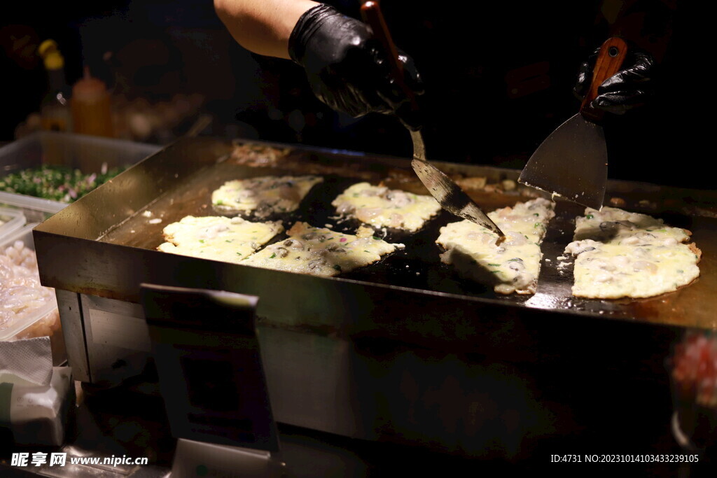 户外美食节夜市小摊点特色小吃