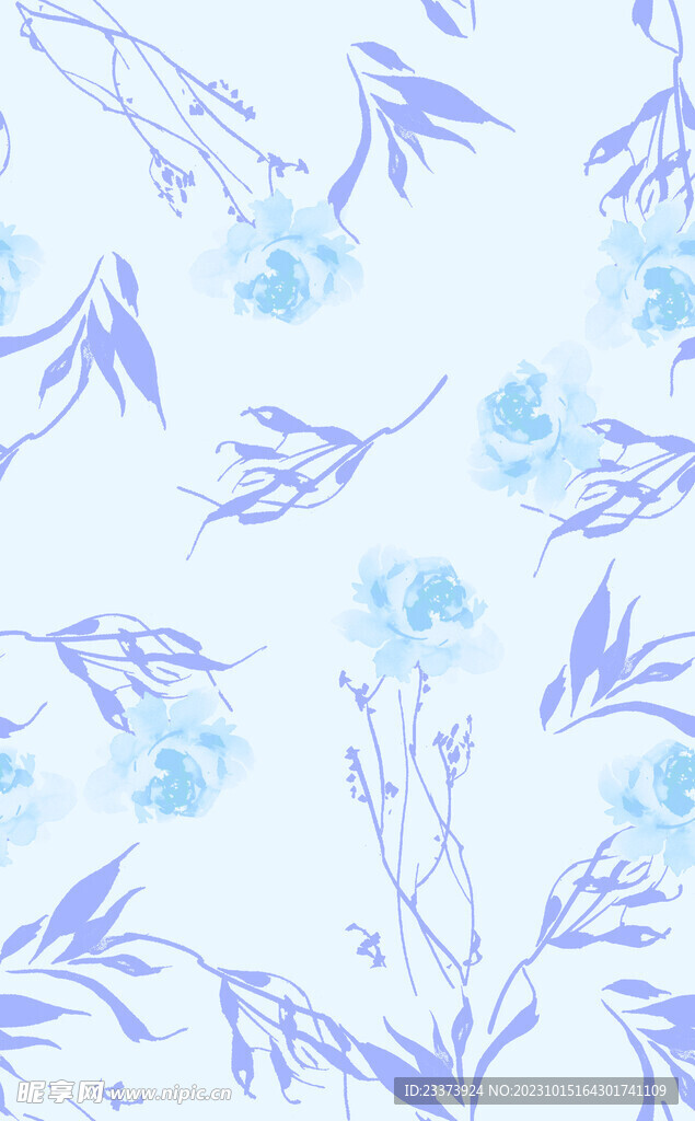 手绘花