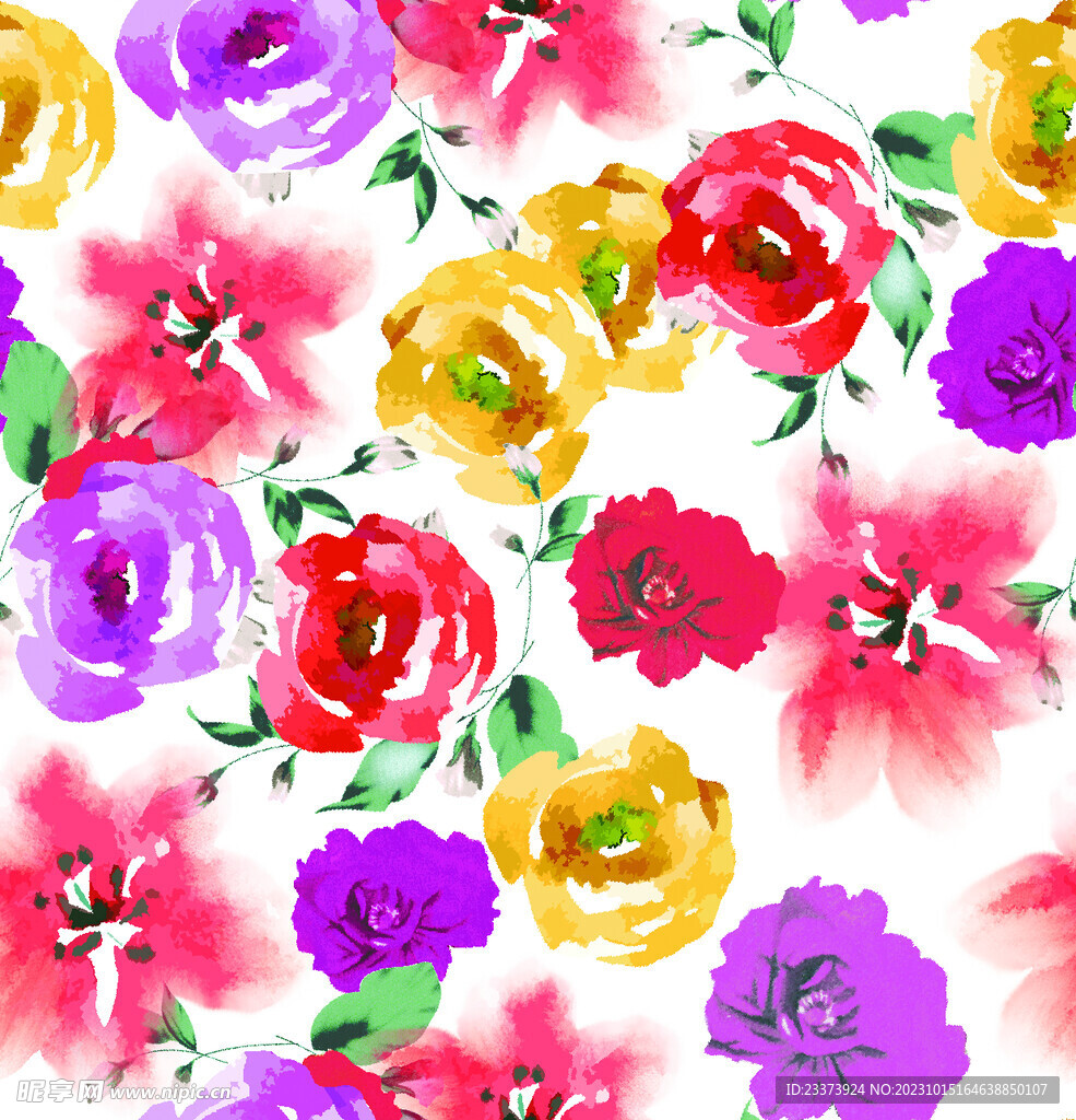 手绘花