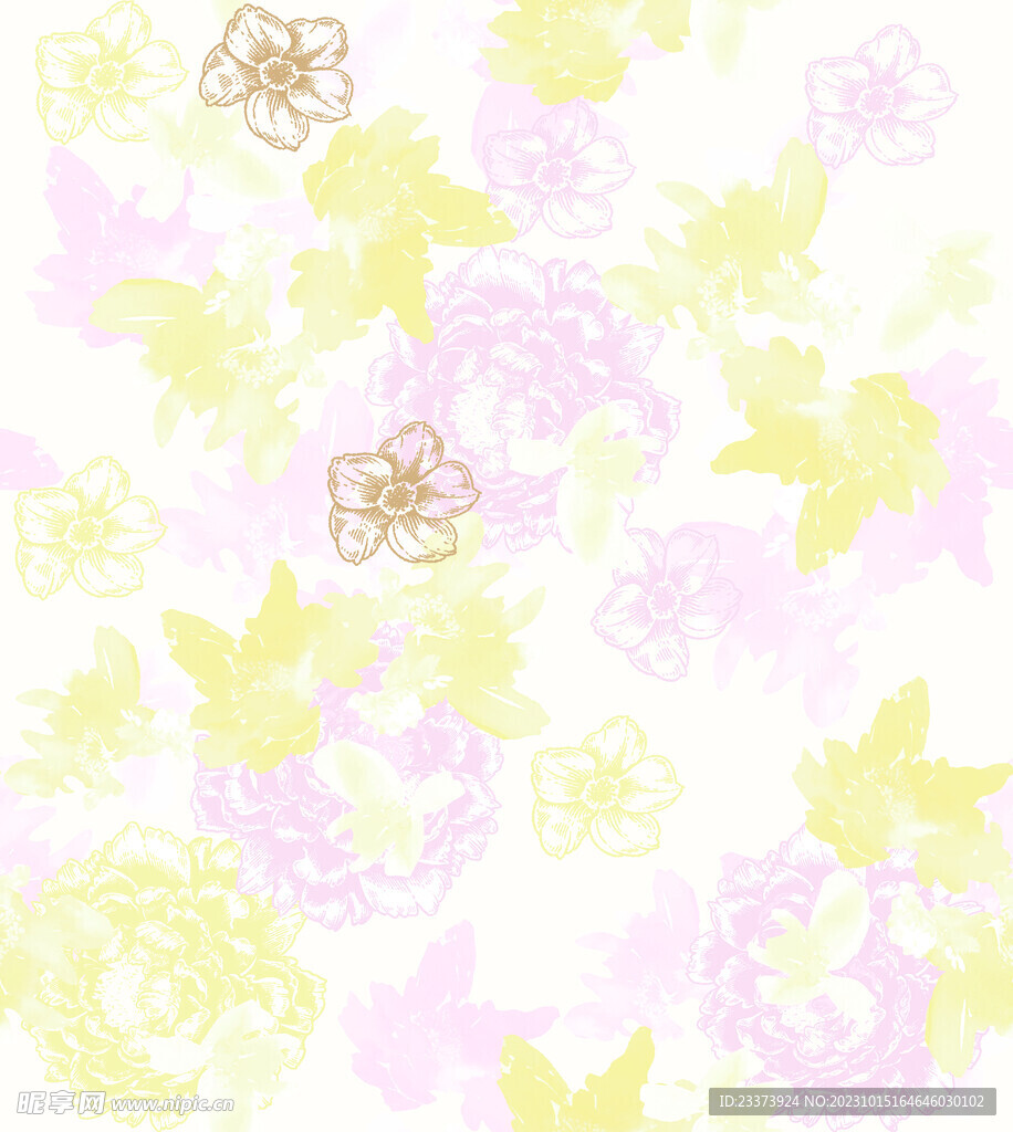 手绘花