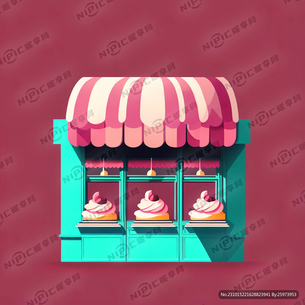 点单图标 甜品店 简约 时尚