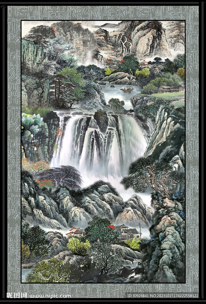 山水画 
