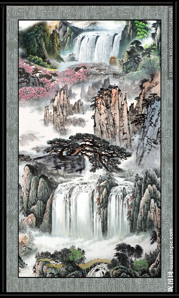 山水画 