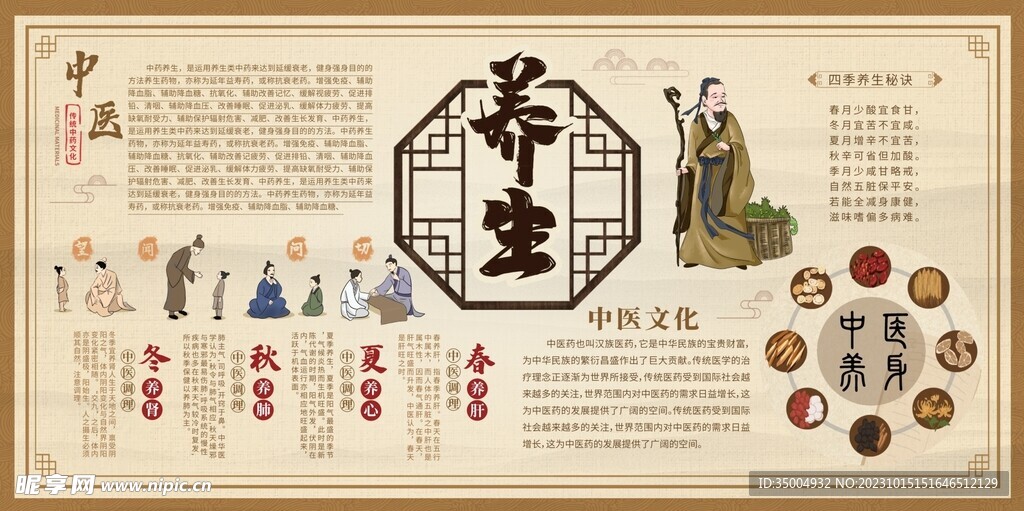 中医养生海报