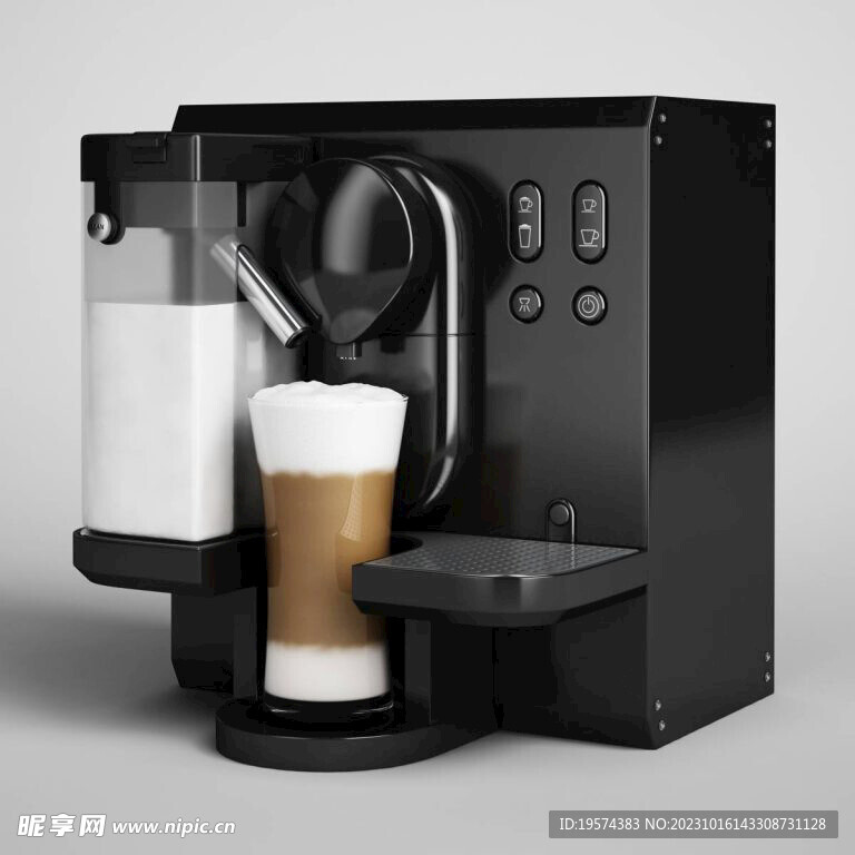 C4D模型 咖啡机  