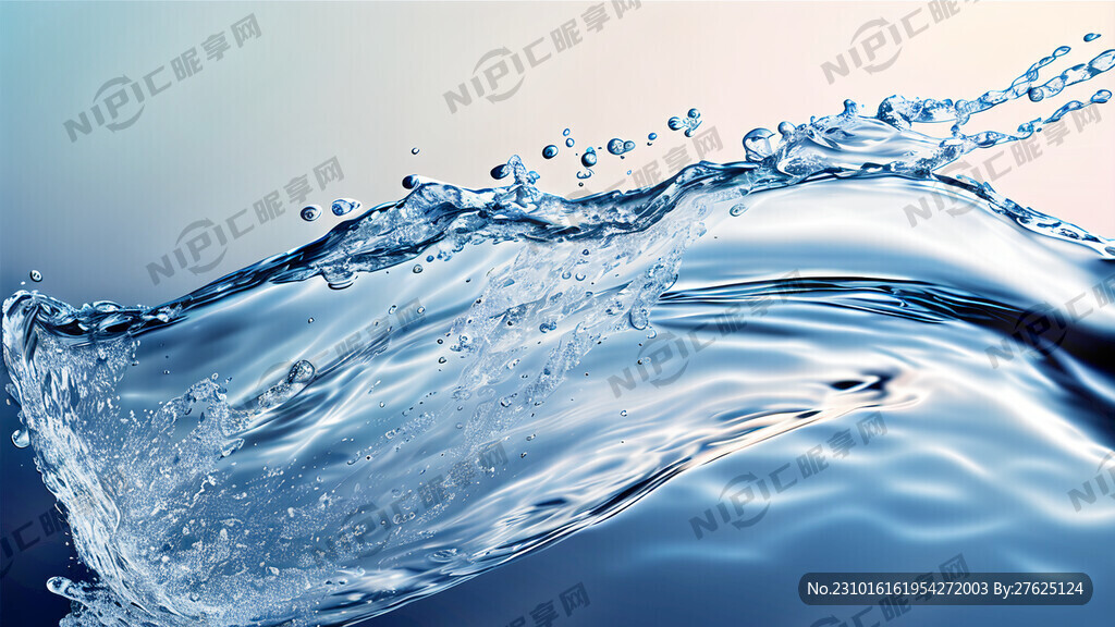 水纹背景浅色灵动飘逸半透明