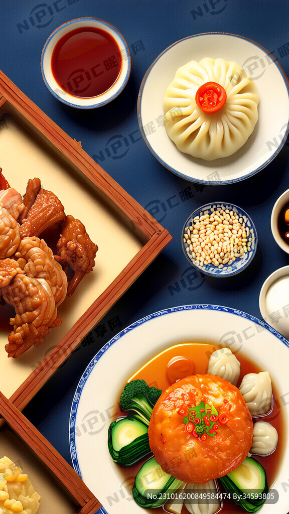生成一个四川美食的背景图