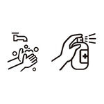 洗手消毒标志