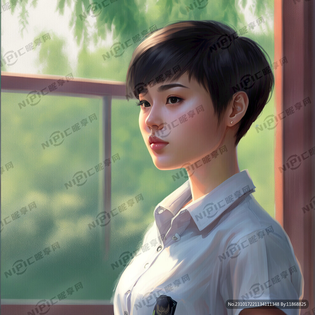 女人18岁短发