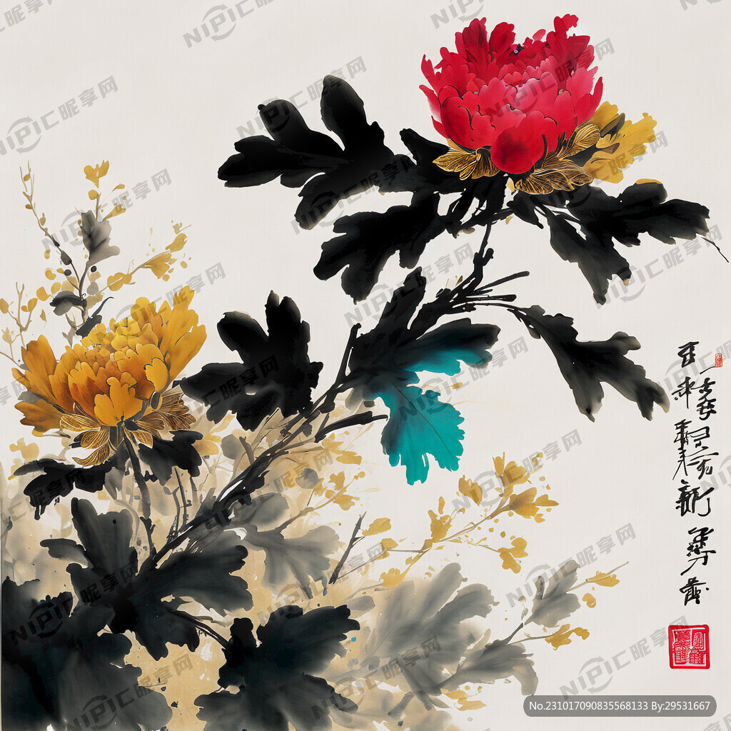 边角花中式烫金两种颜色