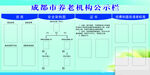 养老机构公示栏