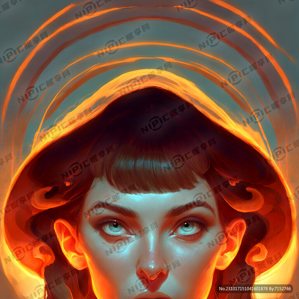 概念插画 灵芝 唯美画面