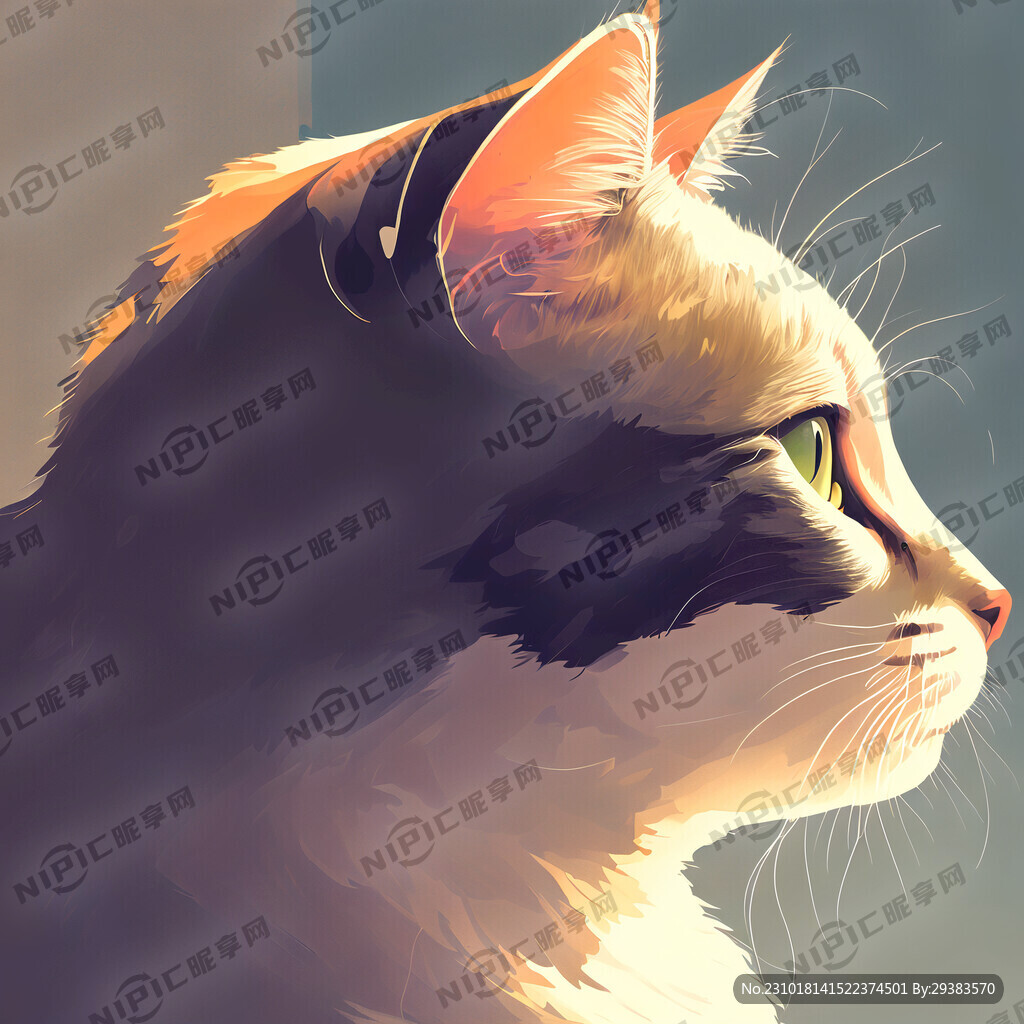 简介插画 猫
