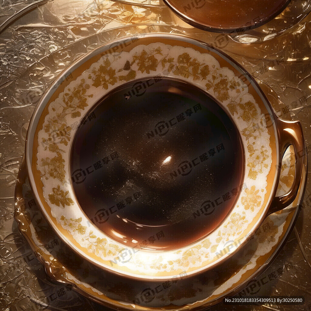 茶壶 泡茶 茶杯 纯色背景