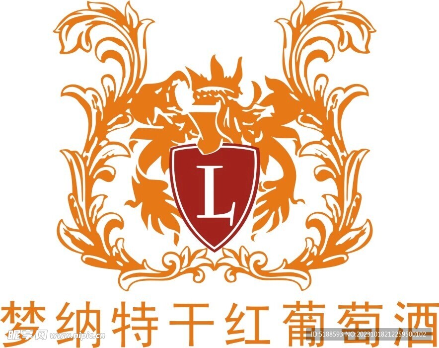 梦纳特干红葡萄酒LOGO