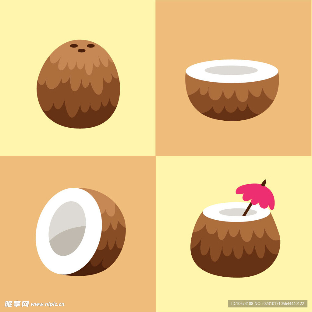 卡通椰子 