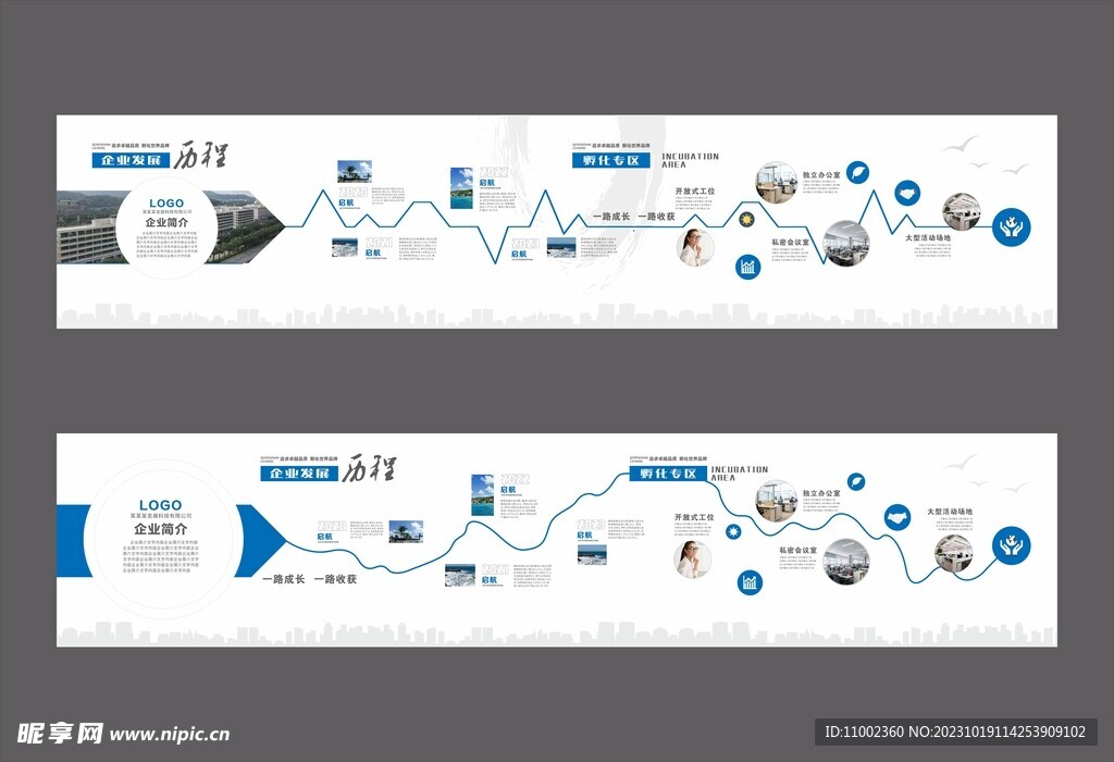 企业历程综合文化墙