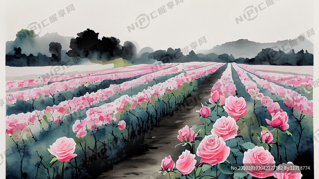 玫瑰花田