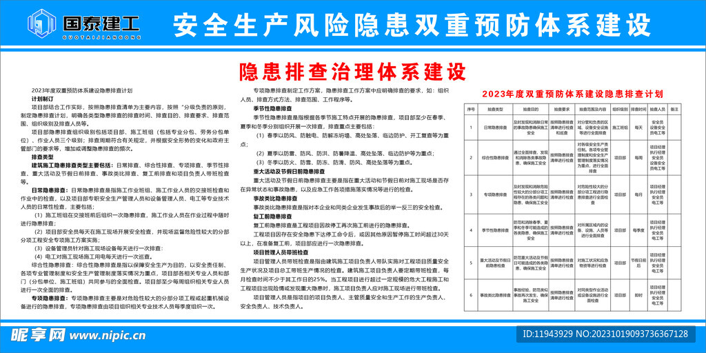 双重预防体系 隐患体系建设