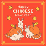 兔子海报 