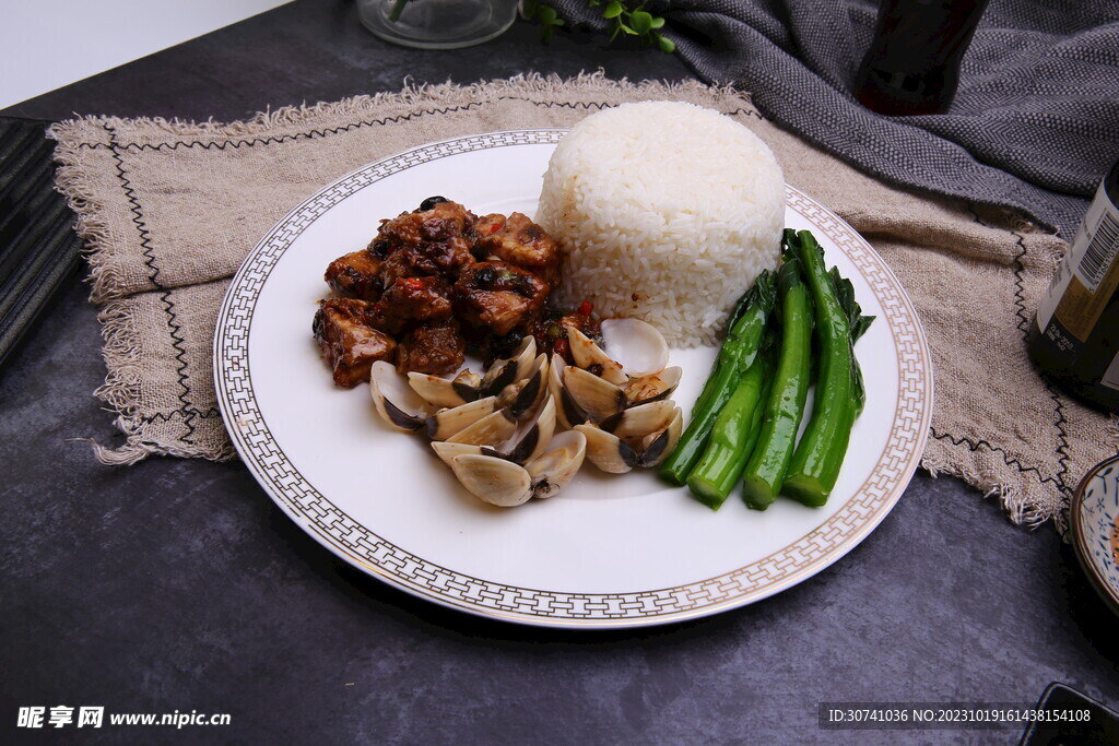 豆豉排骨饭