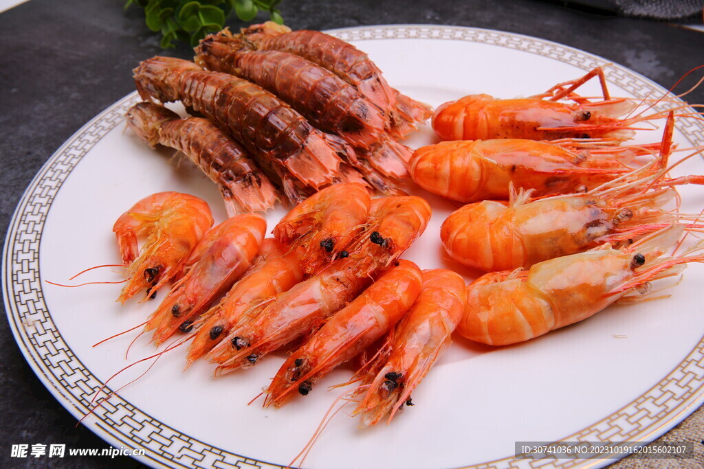 大虾特写