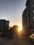 城市的落日