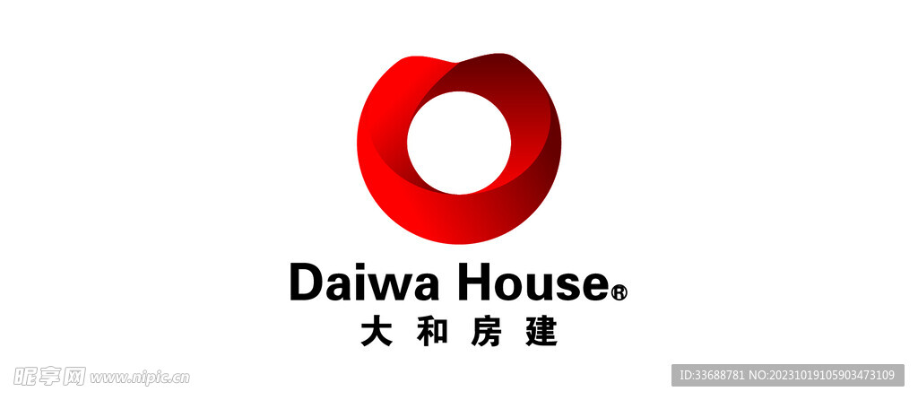 日本大和房建集团矢量logo