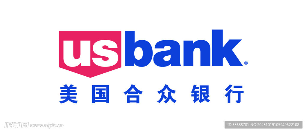 美国合众银行矢量logo