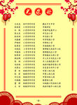 光荣册内芯
