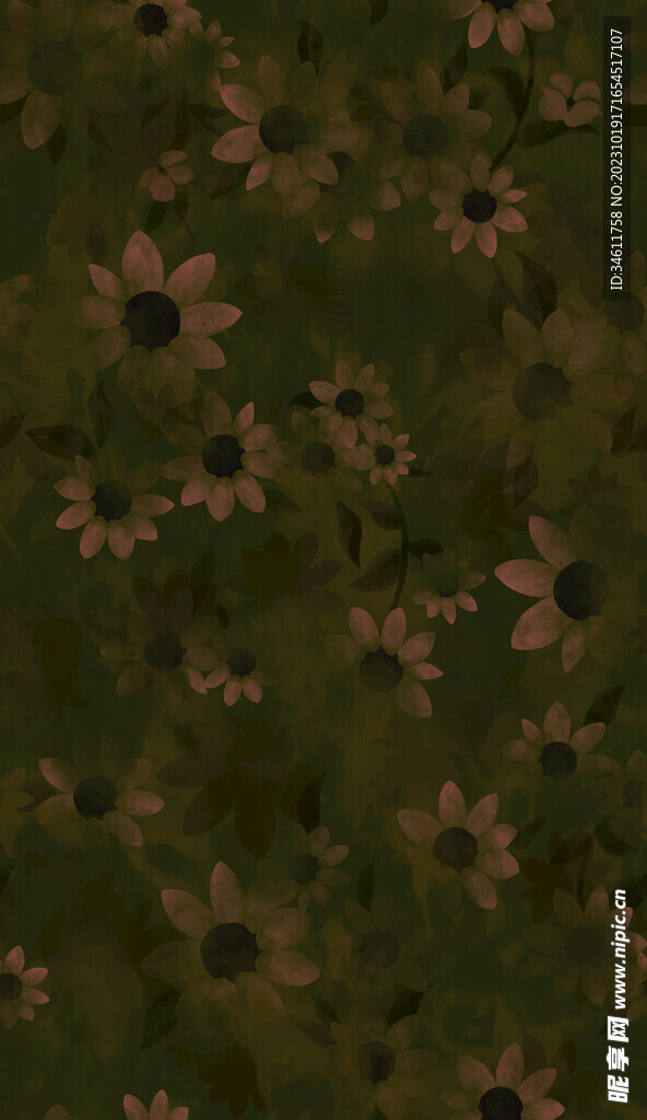 扎染花