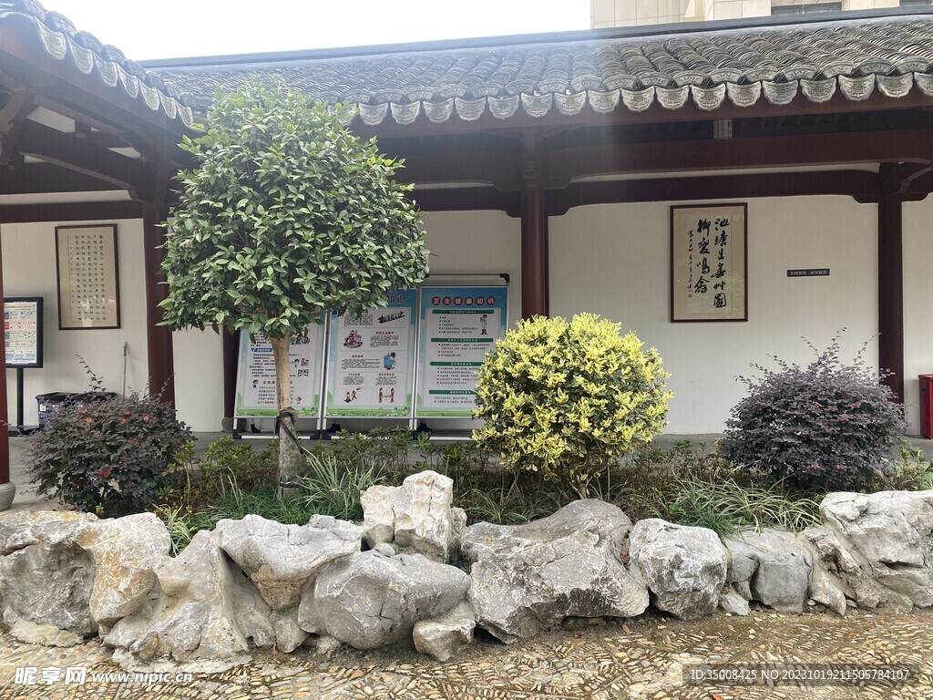 谢灵运故居 庭院