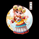 国潮风 民族人物 纳西族