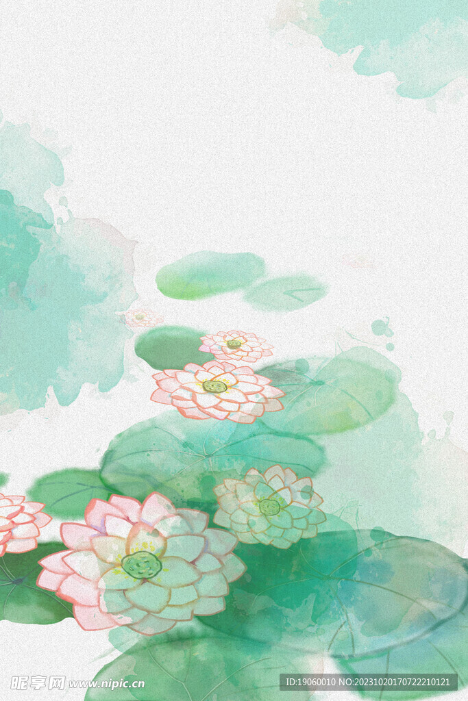 荷花背景