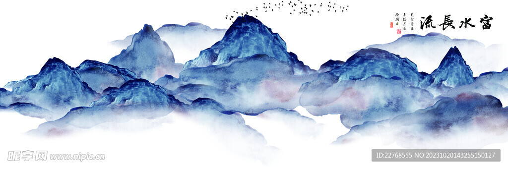 禅意山水画 新中式山水