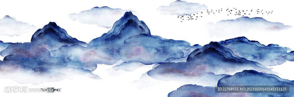 禅意山水画 新中式山水