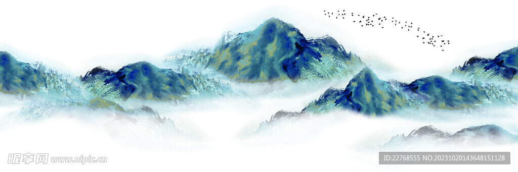 禅意山水画 新中式山水