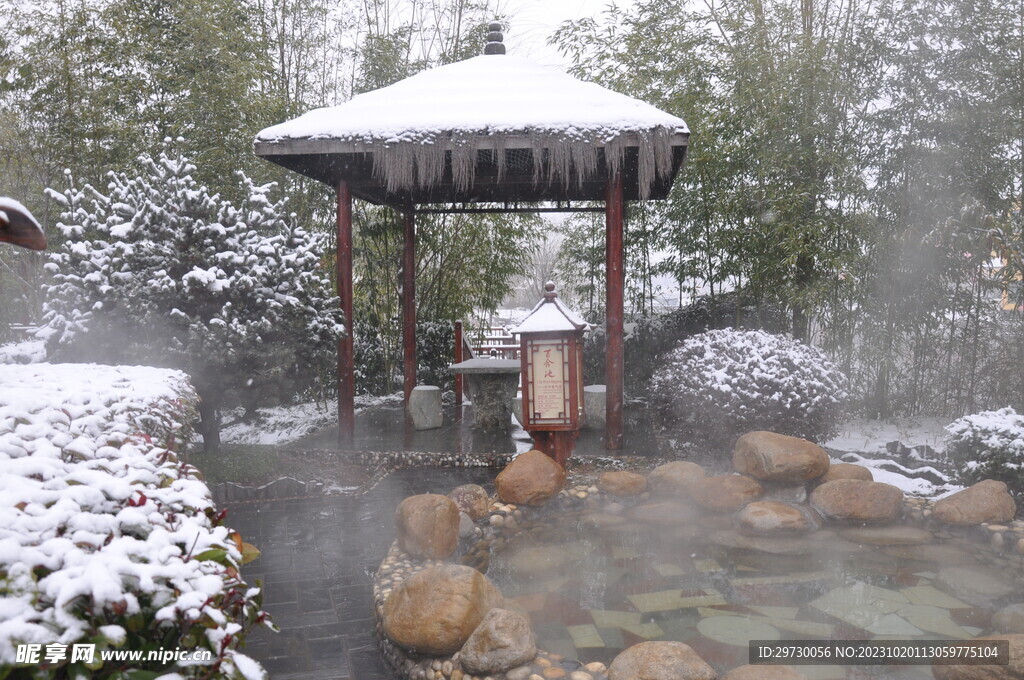 西游记公园雪景