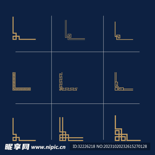 中式边框 