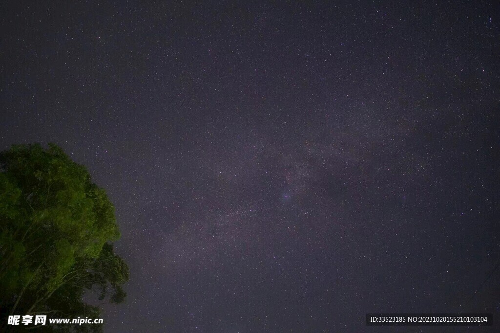 山顶星空